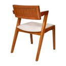 Kit 4 Cadeiras Jantar Madeira Maciça Estofadas Ímola Marrom
