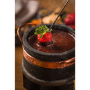 Kit Fondue de Pedra Sabão 37cm com Tigelas de Molho
