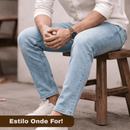 (Compre 1 Leve 3) Calça Jeans Masculina Elastano Premium