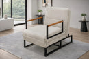 Poltrona Cama Multifuncional CompactAir em Tecido Suede
