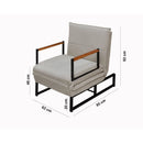 Poltrona Cama Multifuncional CompactAir em Tecido Suede