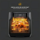 Fritadeira Elétrica Oven Digital Black Inox 12 Litros com Revestimento Antiaderente